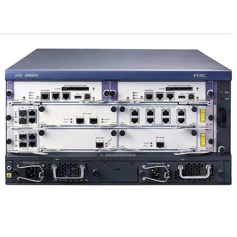 新华三（H3C）SR6604(FIP-260)路由器机框（必须选配主控引擎板、网板、业务板、托板、电源等）